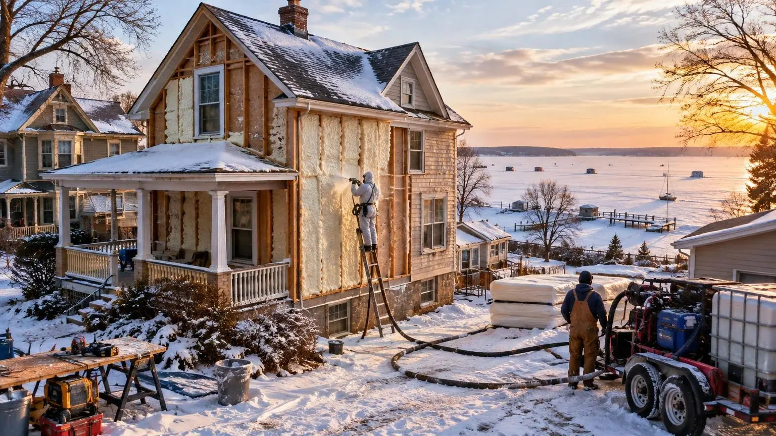 Spray Foam Insulation in Oshkosh, WI